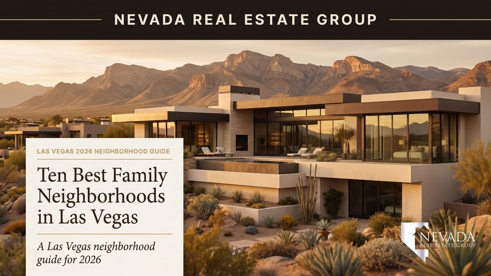 Las Vegas family neighborhood with kids walking to elementary school and community park access for 2026 buyers