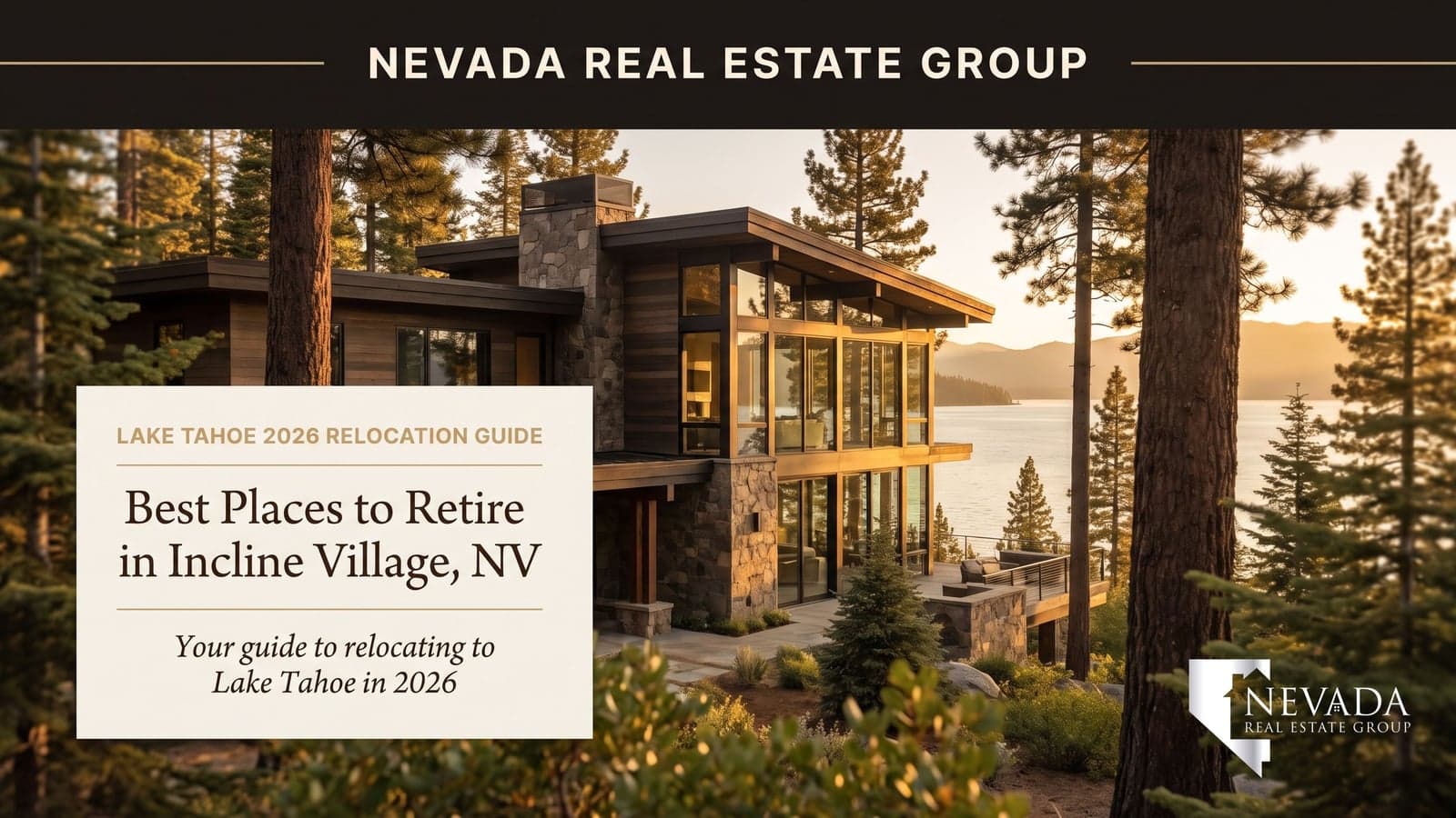 Lake Tahoe shoreline at Incline Village Nevada — best places to retire in Incline Village 2026