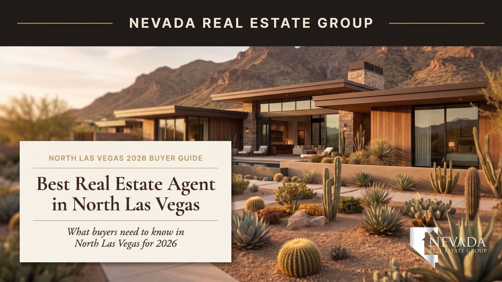 Best real estate agent in North Las Vegas 2026 — master-planned Aliante and Tule Springs neighborhoods with mountain backdrop