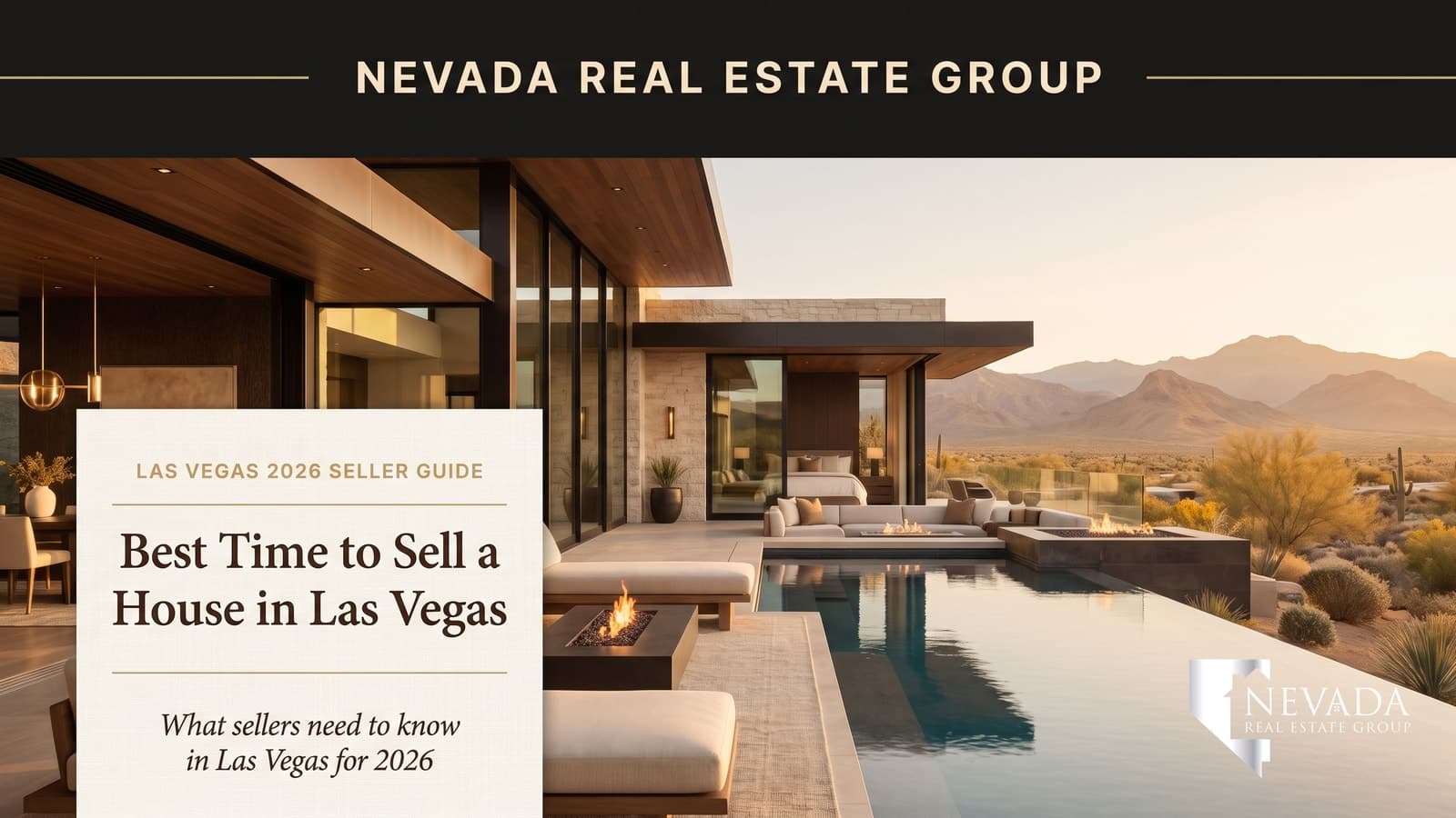 Las Vegas Valley homes at golden hour — best time to sell a house in Las Vegas 2026