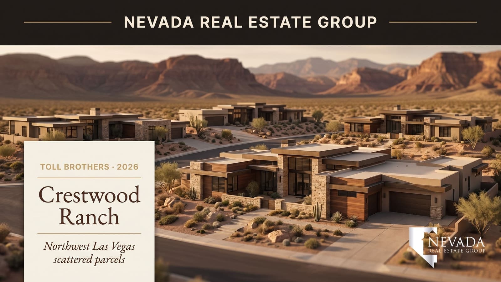 Editorial illustration for the Crestwood Ranch buyer guide; not an actual property photograph