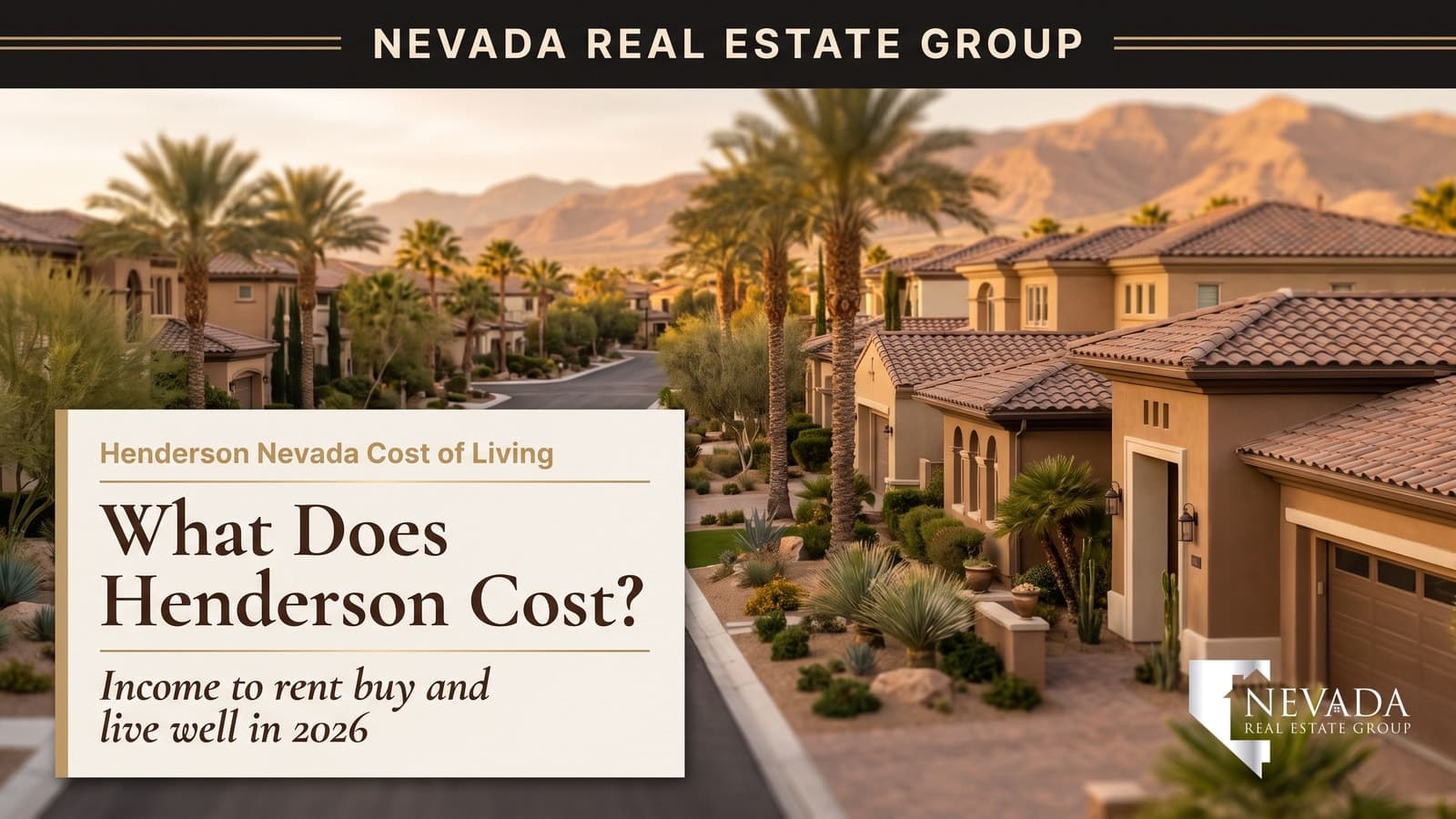 Green Valley Ranch Henderson neighborhood — how much money do you need to live in Henderson 2026