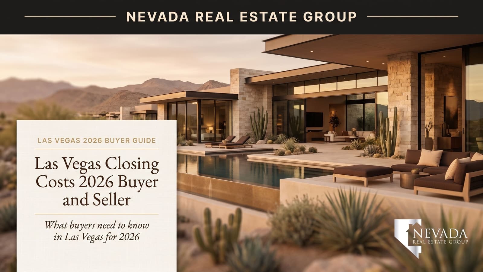 Las Vegas Nevada closing table with title and escrow paperwork buyer agent and lender reviewing Closing Disclosure in 2026