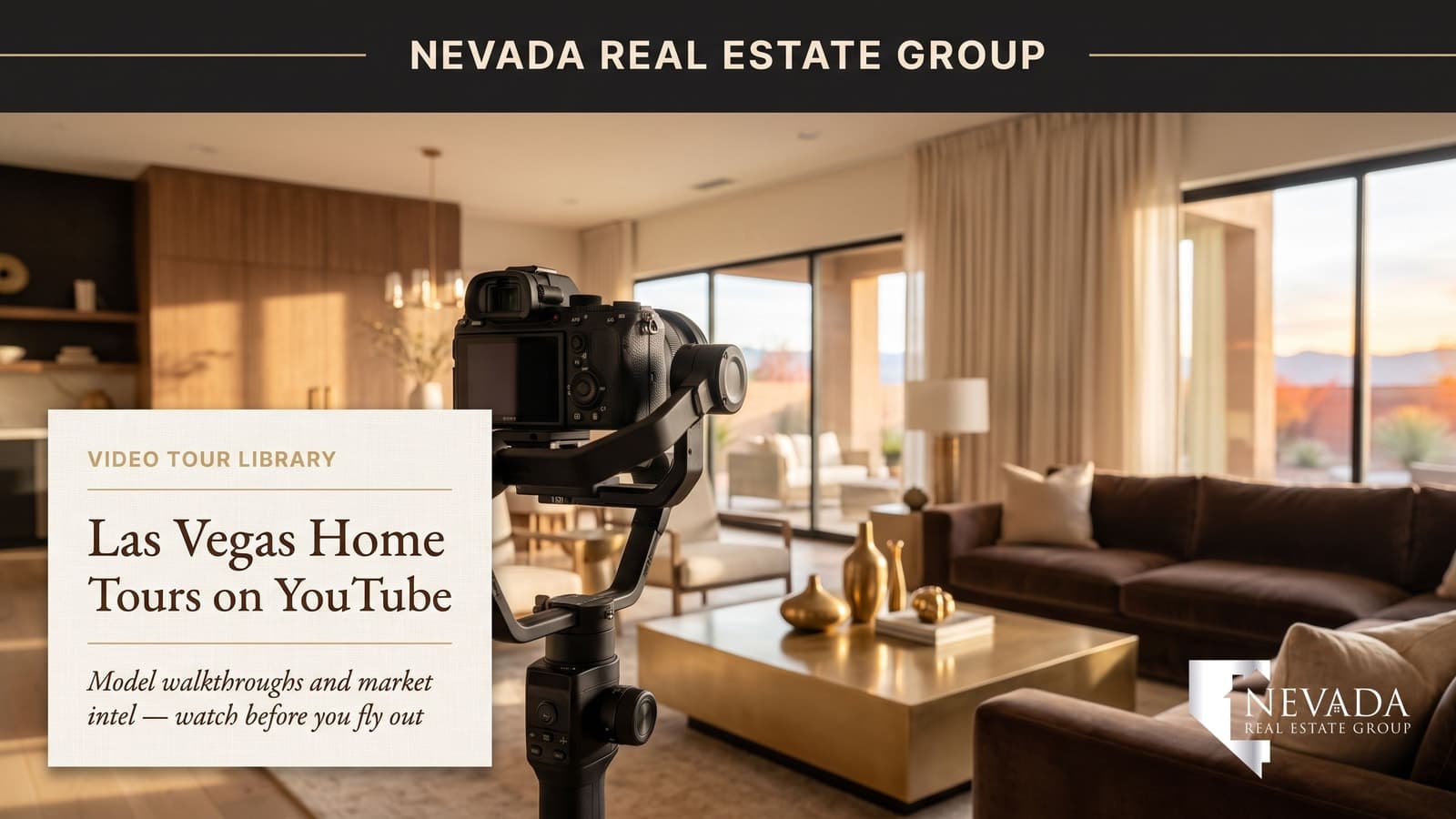 Las Vegas home tour videos on YouTube 2026 — model walkthroughs and video home shopping guide for remote buyers