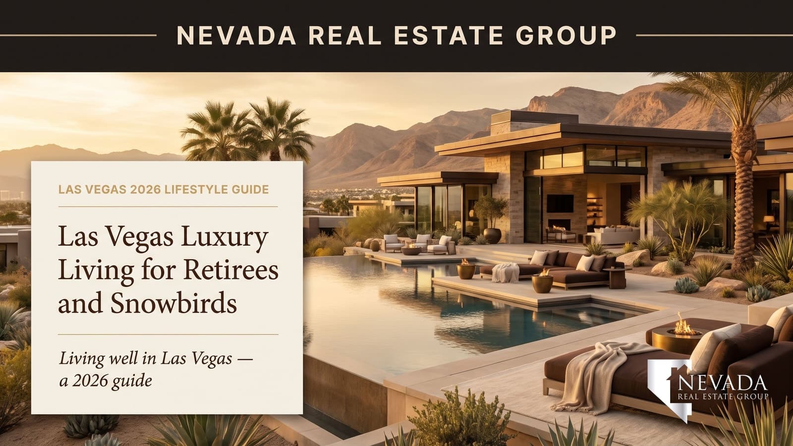 Luxury Las Vegas retirement community with golf course and mountain views — Nevada Real Estate Group