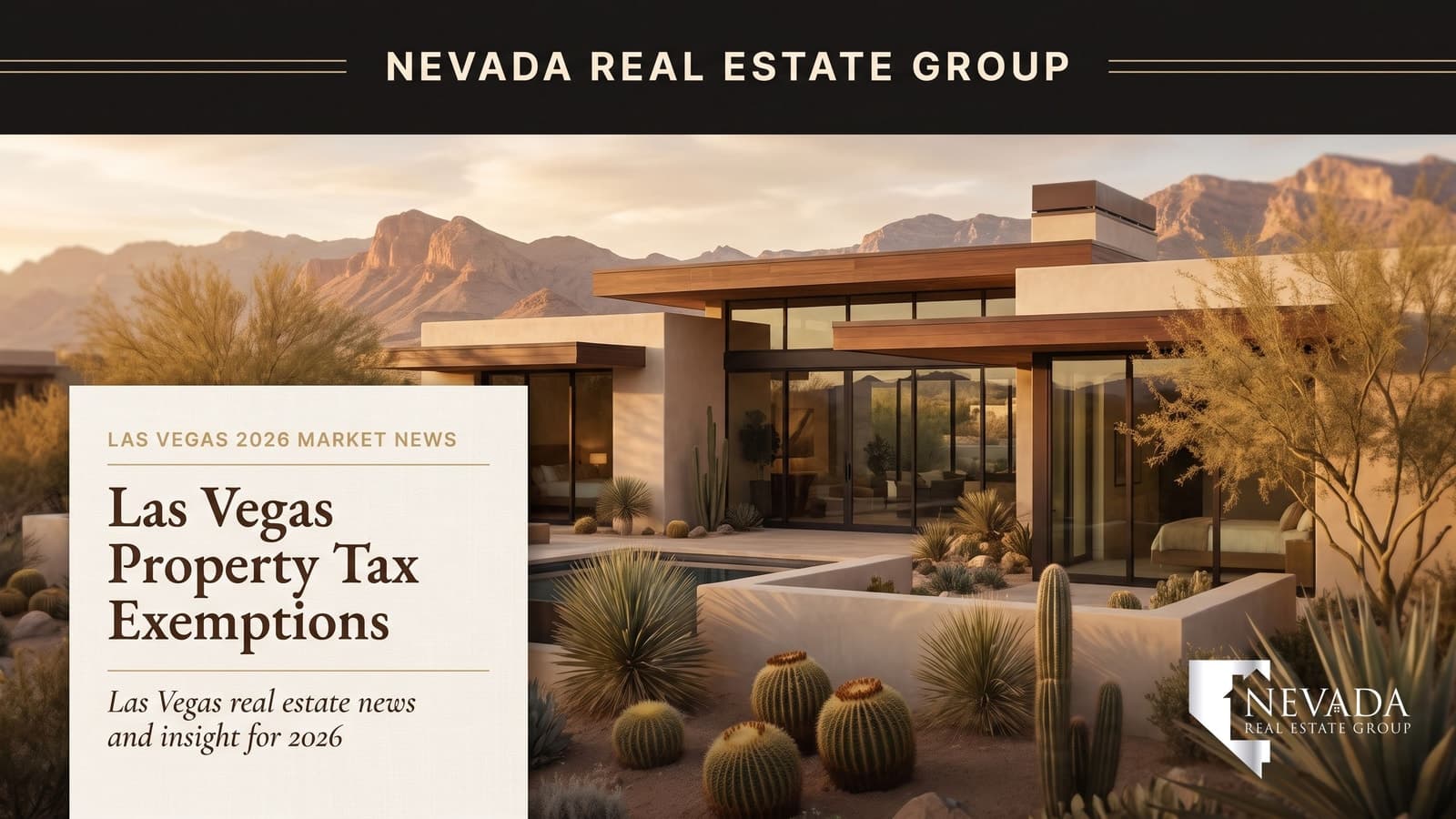 Las Vegas Clark County residential neighborhood illustrating how property tax bills are calculated in 2026