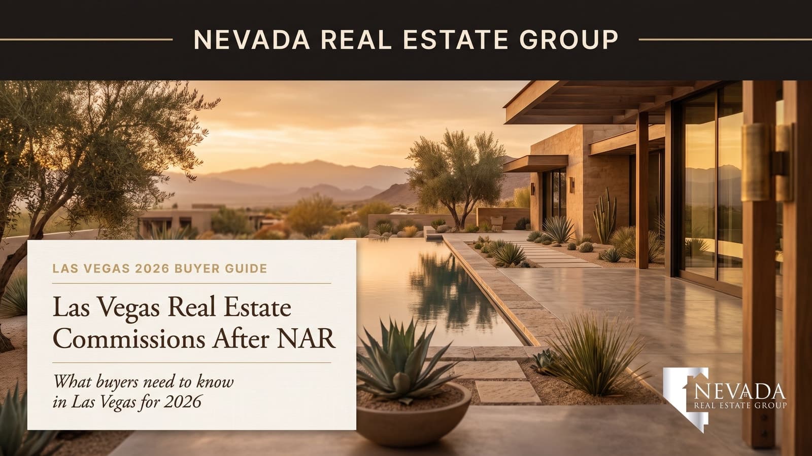 Las Vegas Nevada real estate agent reviewing buyer representation agreement and commission disclosure after NAR settlement in 2026