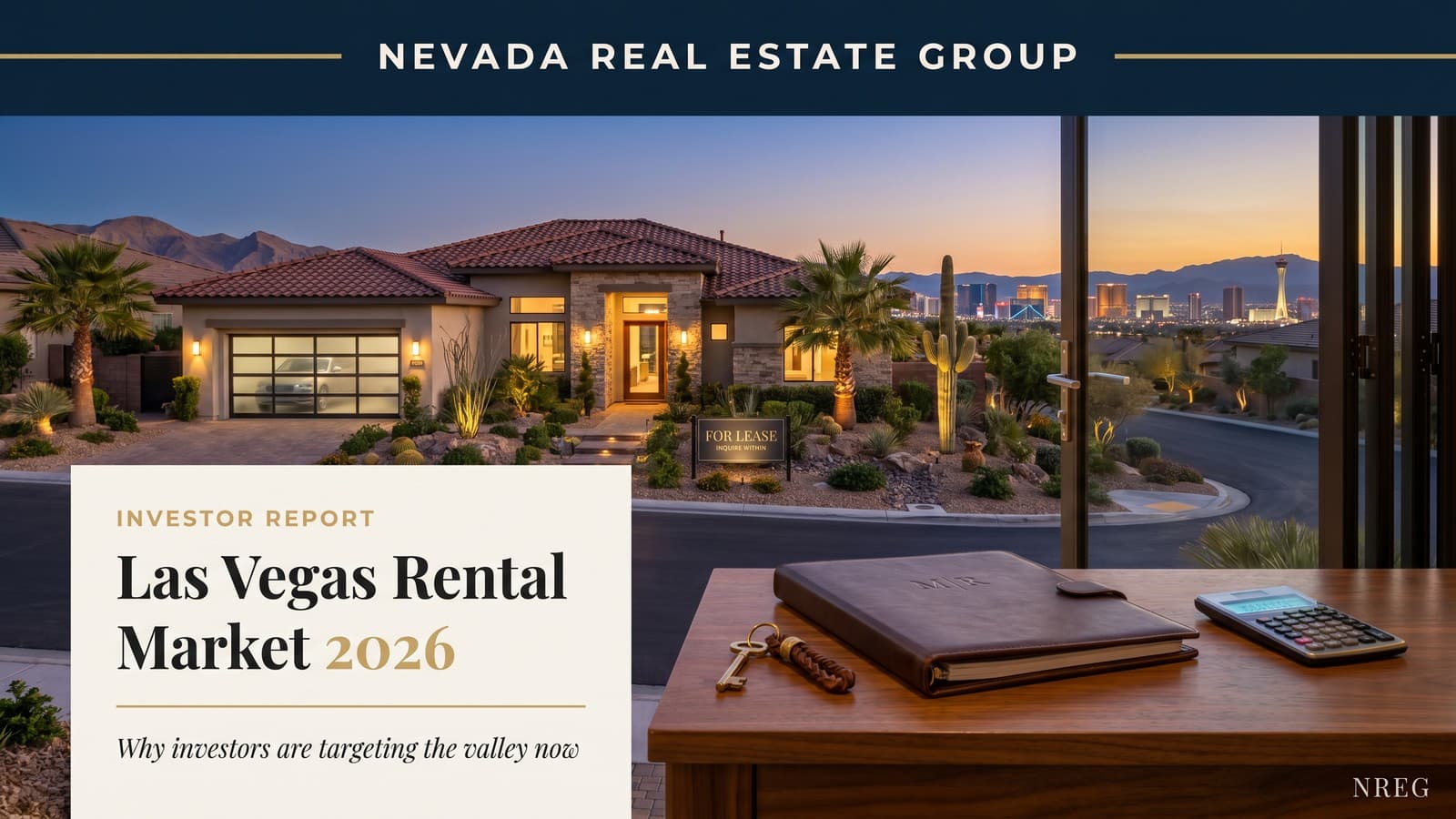 Las Vegas rental property investor reviewing cash-flow analysis for North Las Vegas single-family in 2026