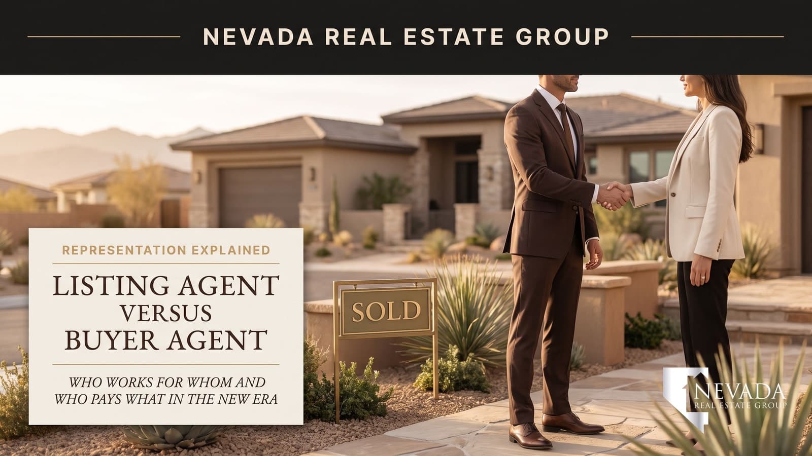 Listing agent and buyer's agent roles in a Las Vegas transaction 2026 — representation duties and commission flow explained