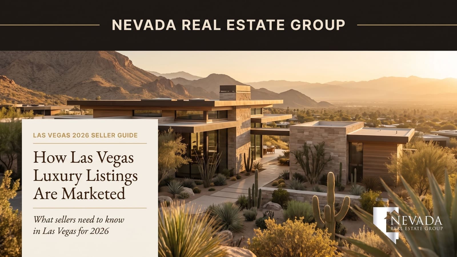 Professional photography of Las Vegas luxury home — Nevada Real Estate Group marketing protocol