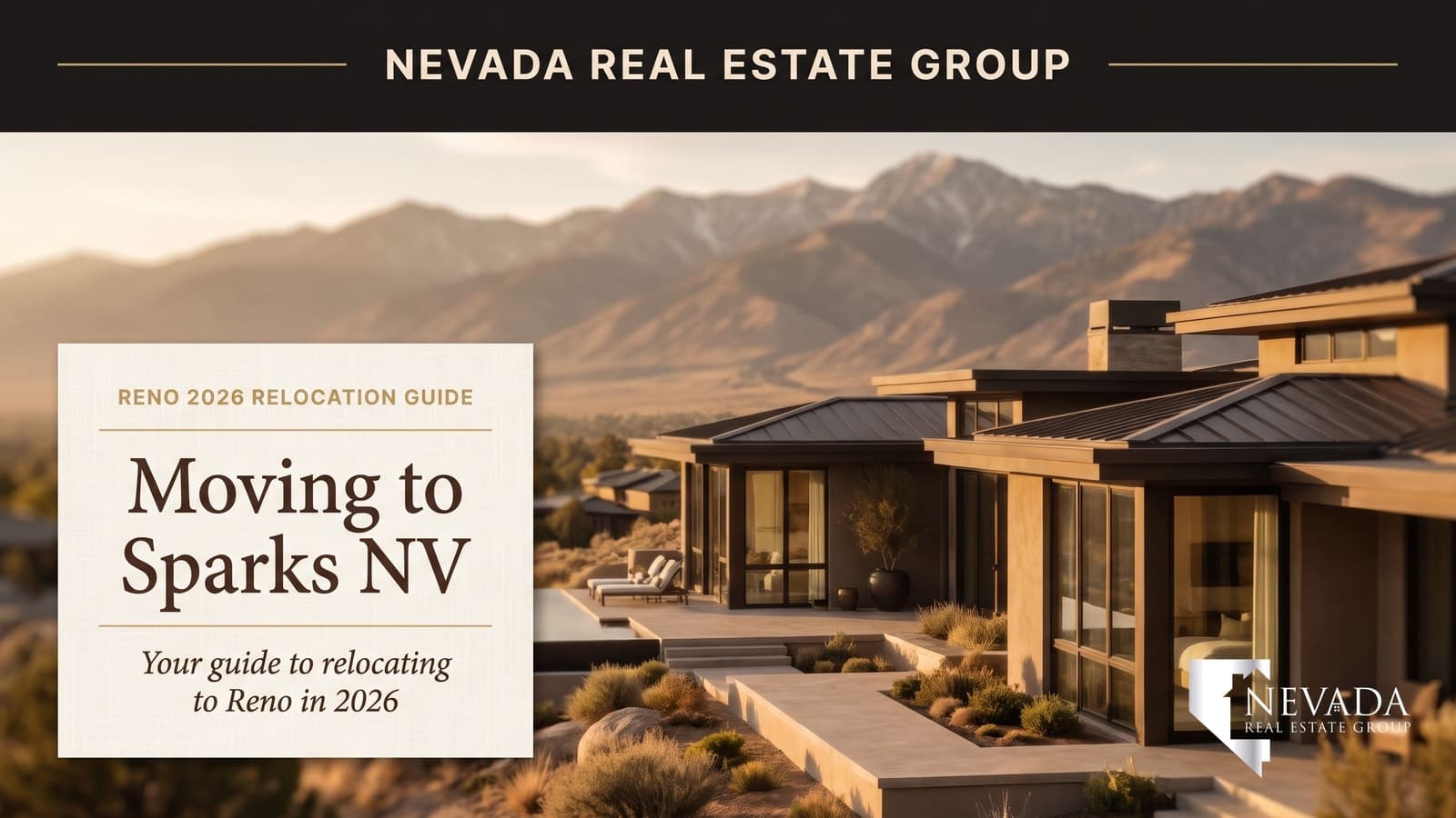 Sparks Nevada skyline with the Sierra Nevada mountains in the background — moving to Sparks NV 2026 relocation guide