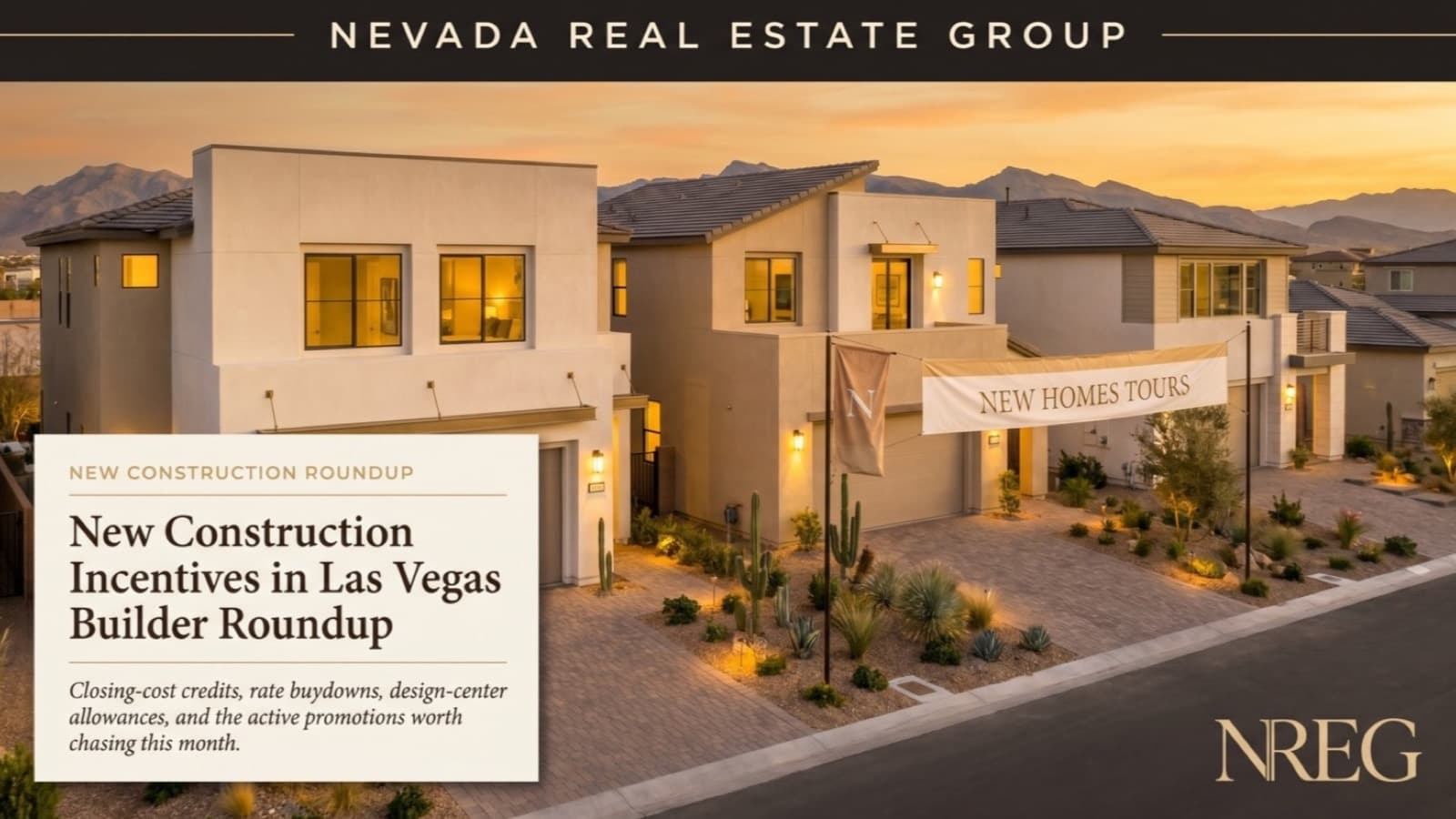 New Construction Incentives in Las Vegas: May 2026 Builder Roundup