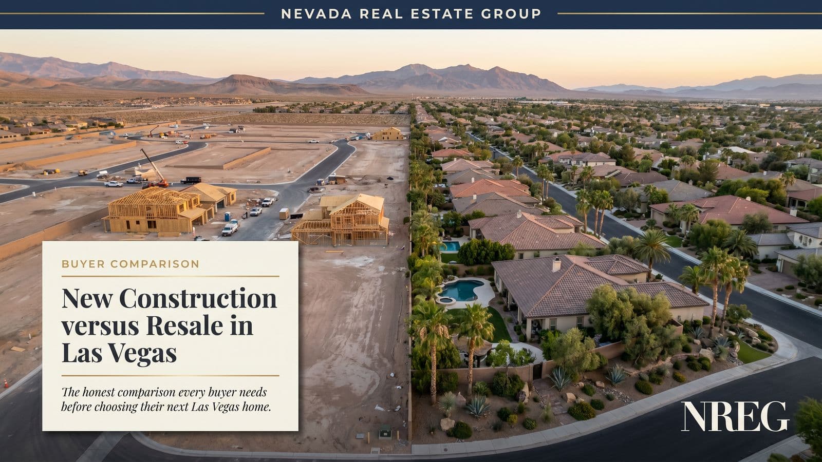 New construction vs resale decision matrix Las Vegas 2026 — Nevada Real Estate Group buyer guide