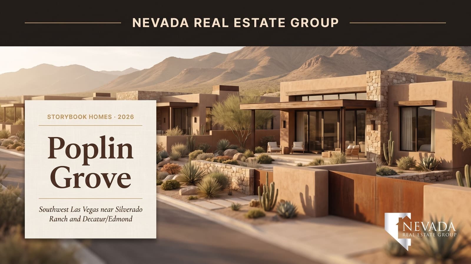 Editorial illustration for the Poplin Grove buyer guide; not an actual property photograph