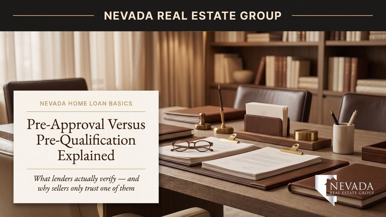 Nevada homebuyer getting a mortgage pre-approval from a lender in 2026