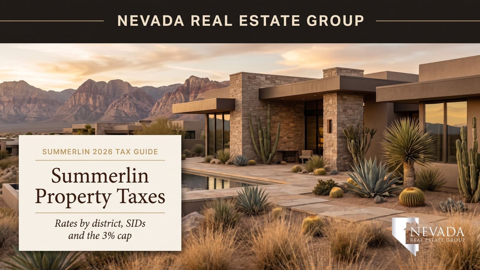 Summerlin Property Taxes: A 2026 Homeowner's Guide