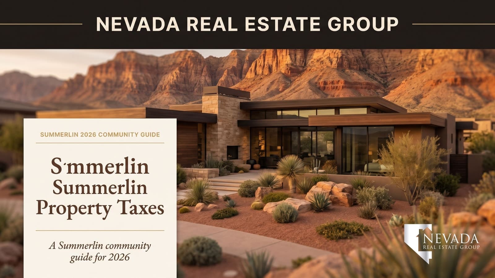Summerlin Property Taxes: A 2026 Homeowner's Guide