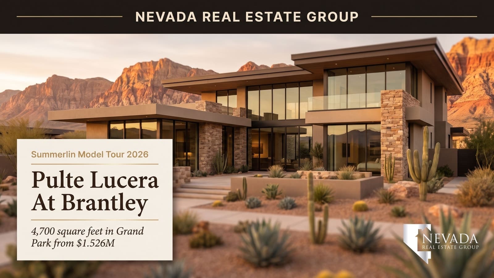 Pulte Lucera at Brantley: Summerlin Model Tour 2026