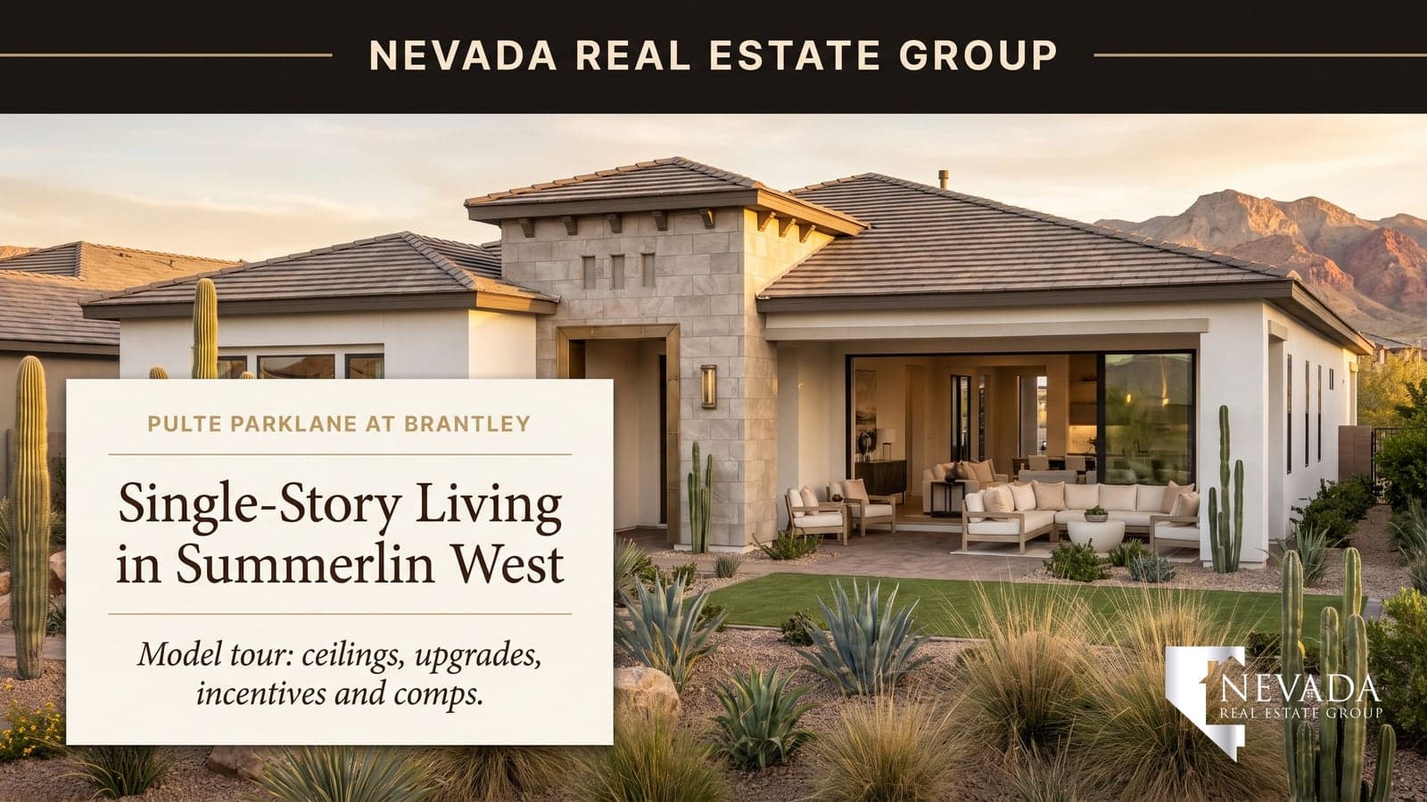Pulte Parklane: A Single-Story Summerlin West Home at Brantley