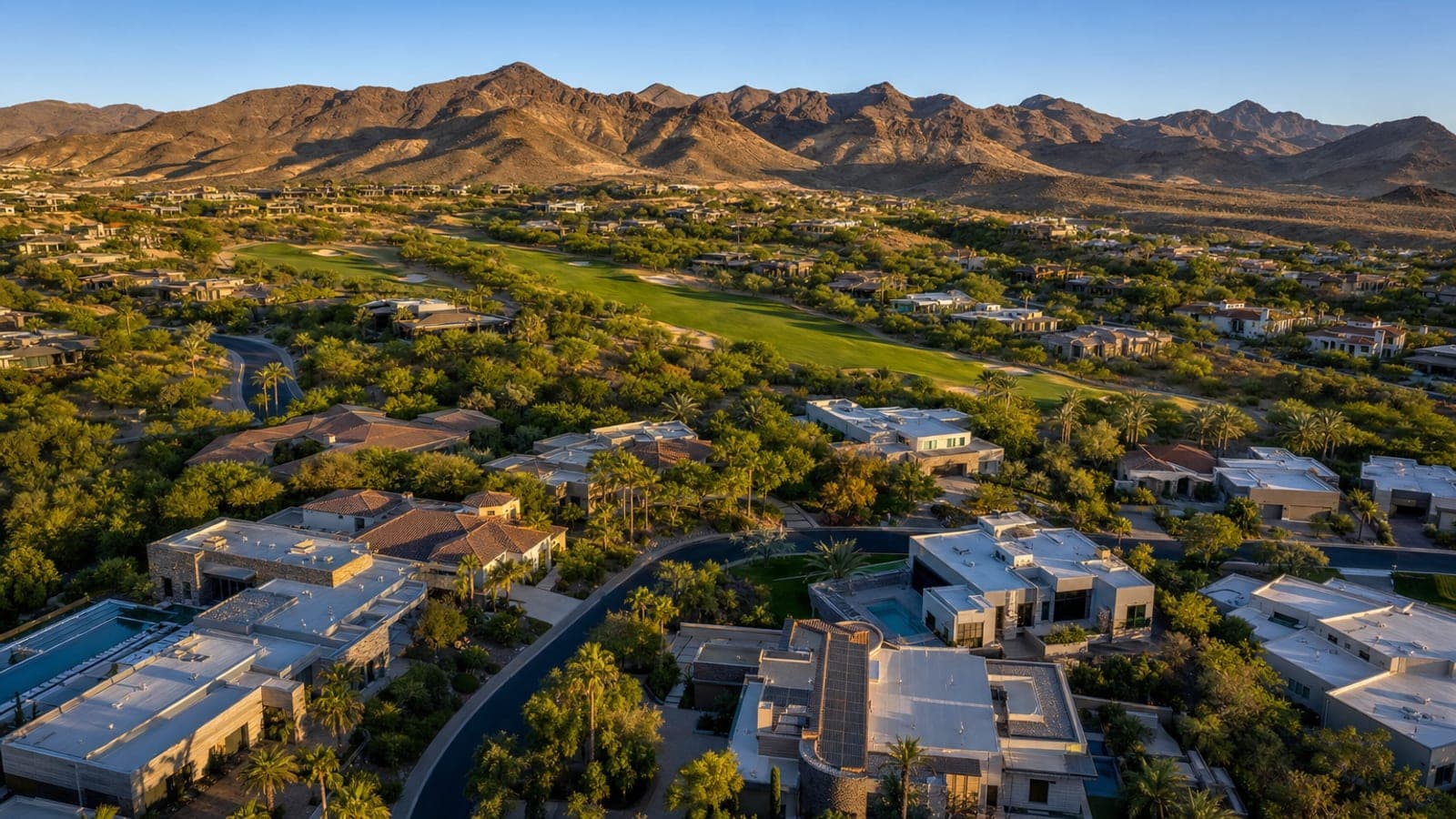 Seven Hills, Henderson — guard-gated hillside homes above Rio Secco Golf Club with Las Vegas Strip views