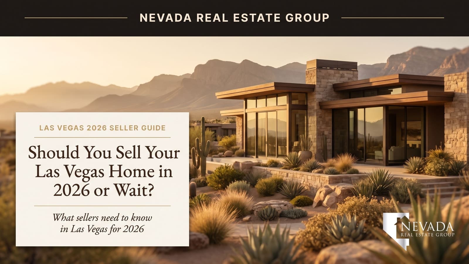 Las Vegas home seller reviewing listing strategy options for spring versus fall 2026 market timing