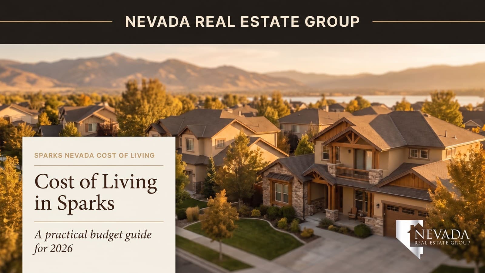 Conceptual Northern Nevada homes introducing a practical Sparks living-cost budget guide