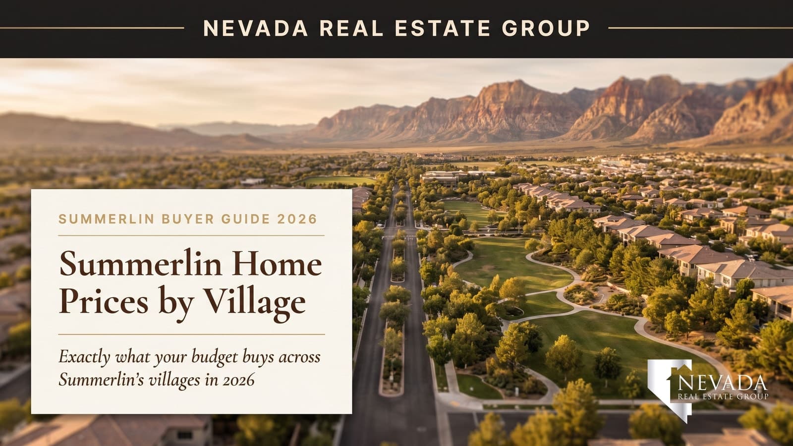 Summerlin Las Vegas Home Prices by Village 2026