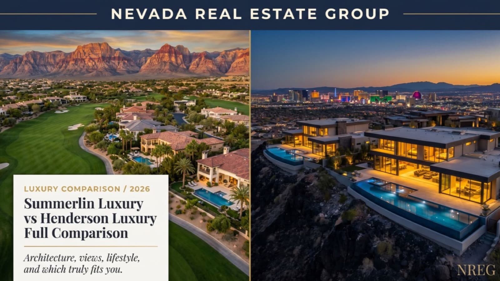 Summerlin Luxury vs. Henderson Luxury: Full Comparison