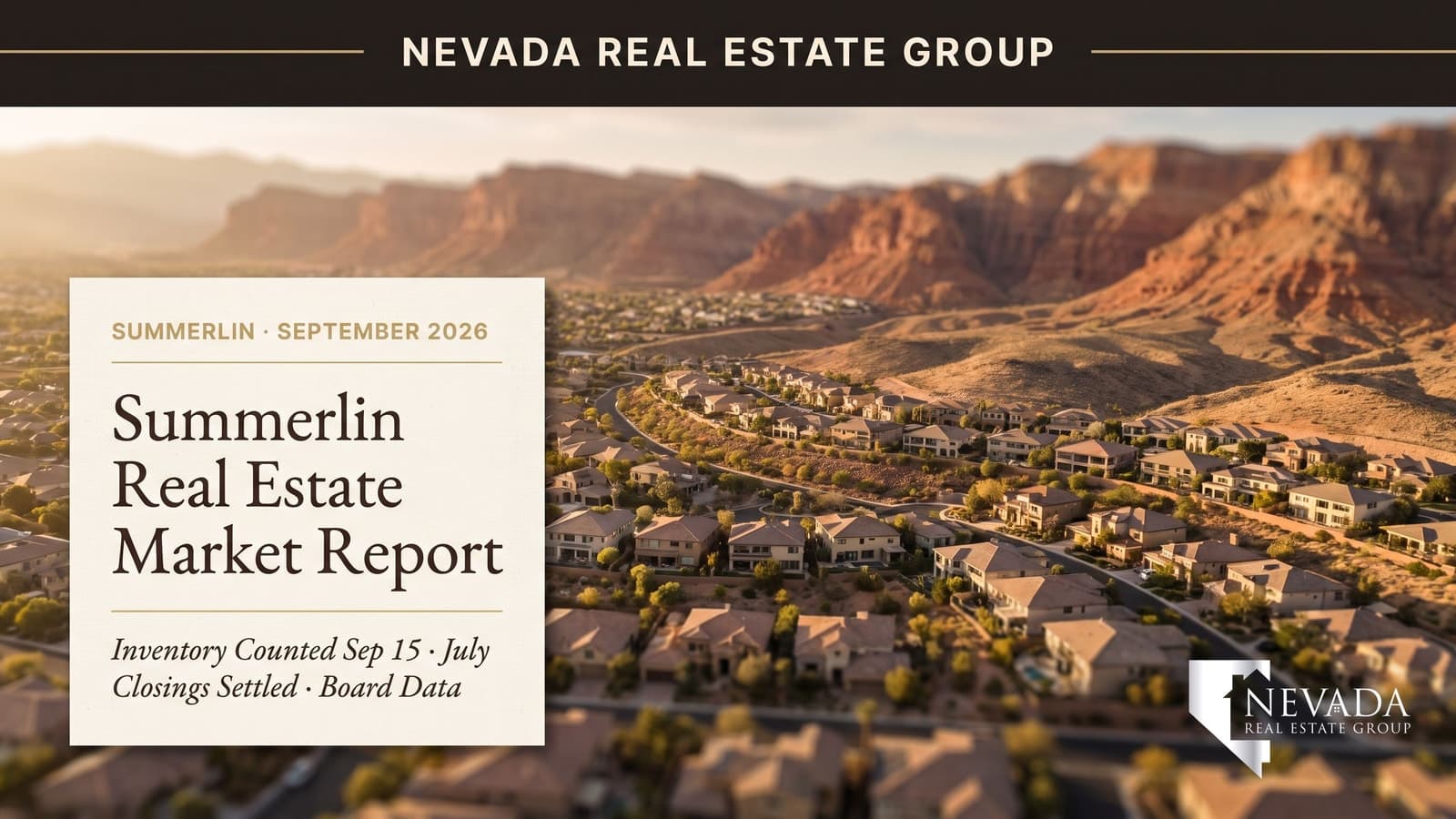 Summerlin Real Estate Market Report September 2026