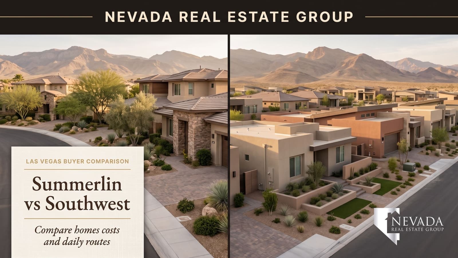 Summerlin vs Southwest Las Vegas: What Your Budget Buys