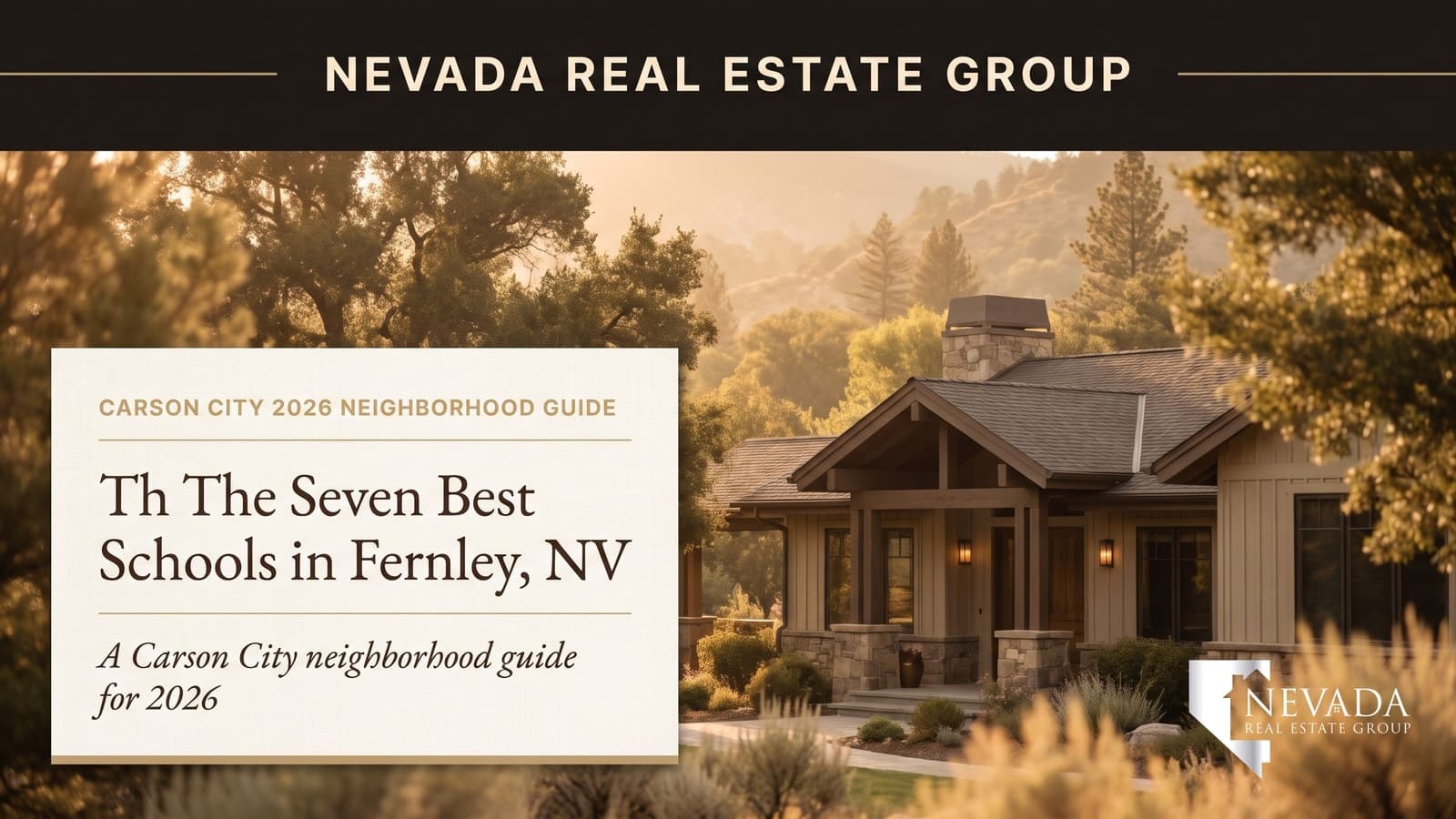 Fernley Nevada residential neighborhood with the Virginia Range in the background — best schools 2026 guide