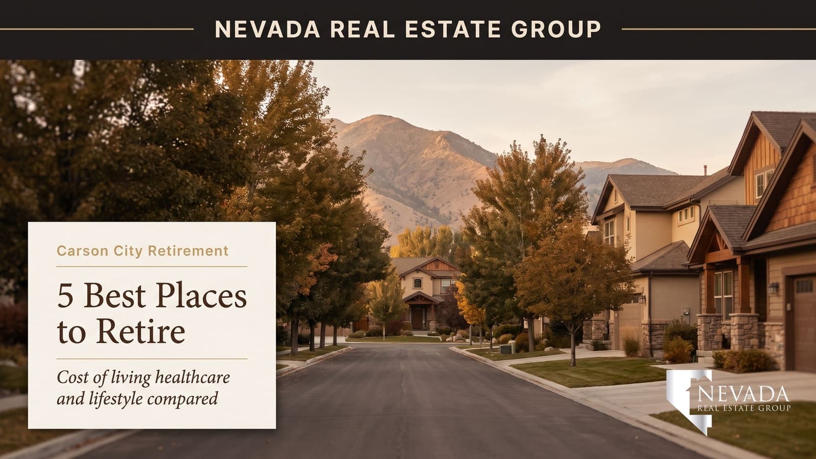 Carson City Nevada with the Sierra Nevada beyond — top places to retire in Carson City 2026