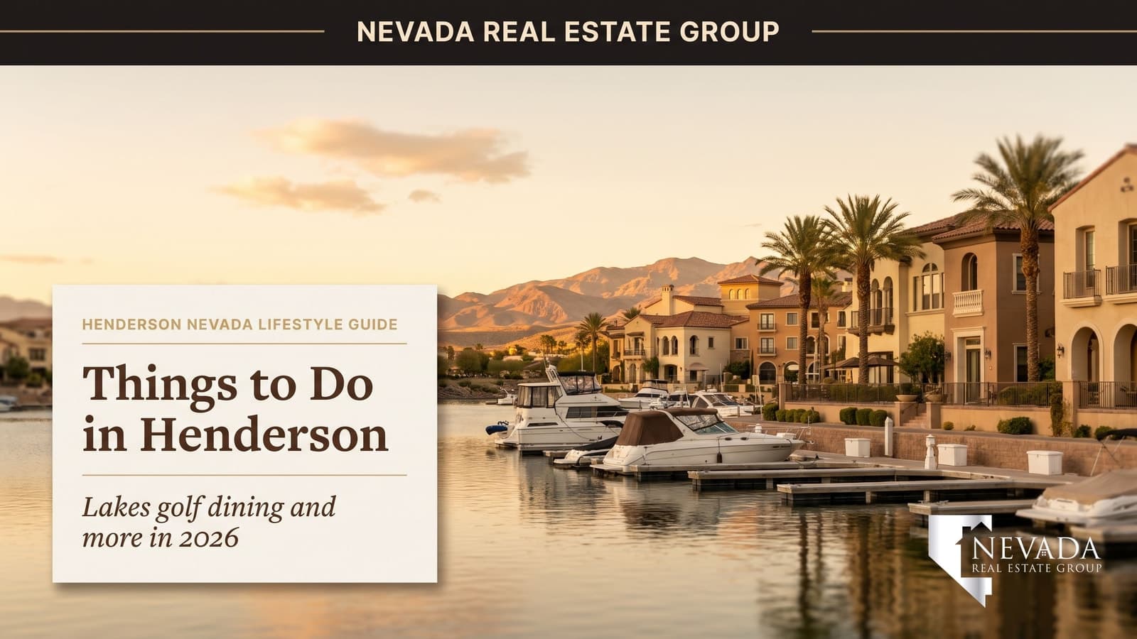 Lake Las Vegas waterfront village in Henderson Nevada — best things to do in Henderson 2026