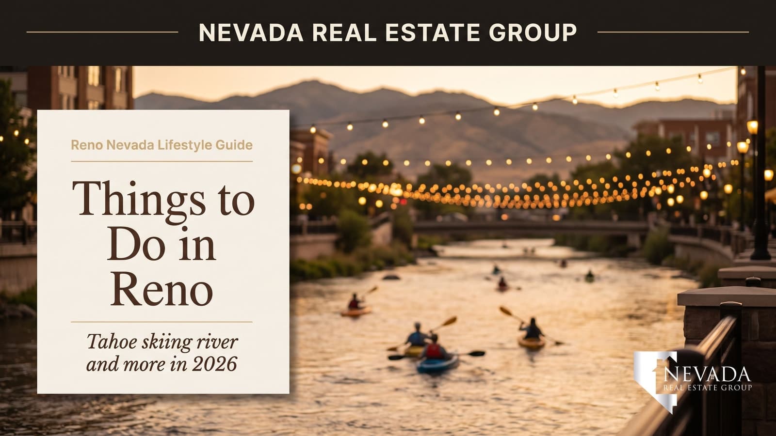 Reno Nevada Truckee River Riverwalk with the Sierra Nevada beyond — best things to do in Reno 2026