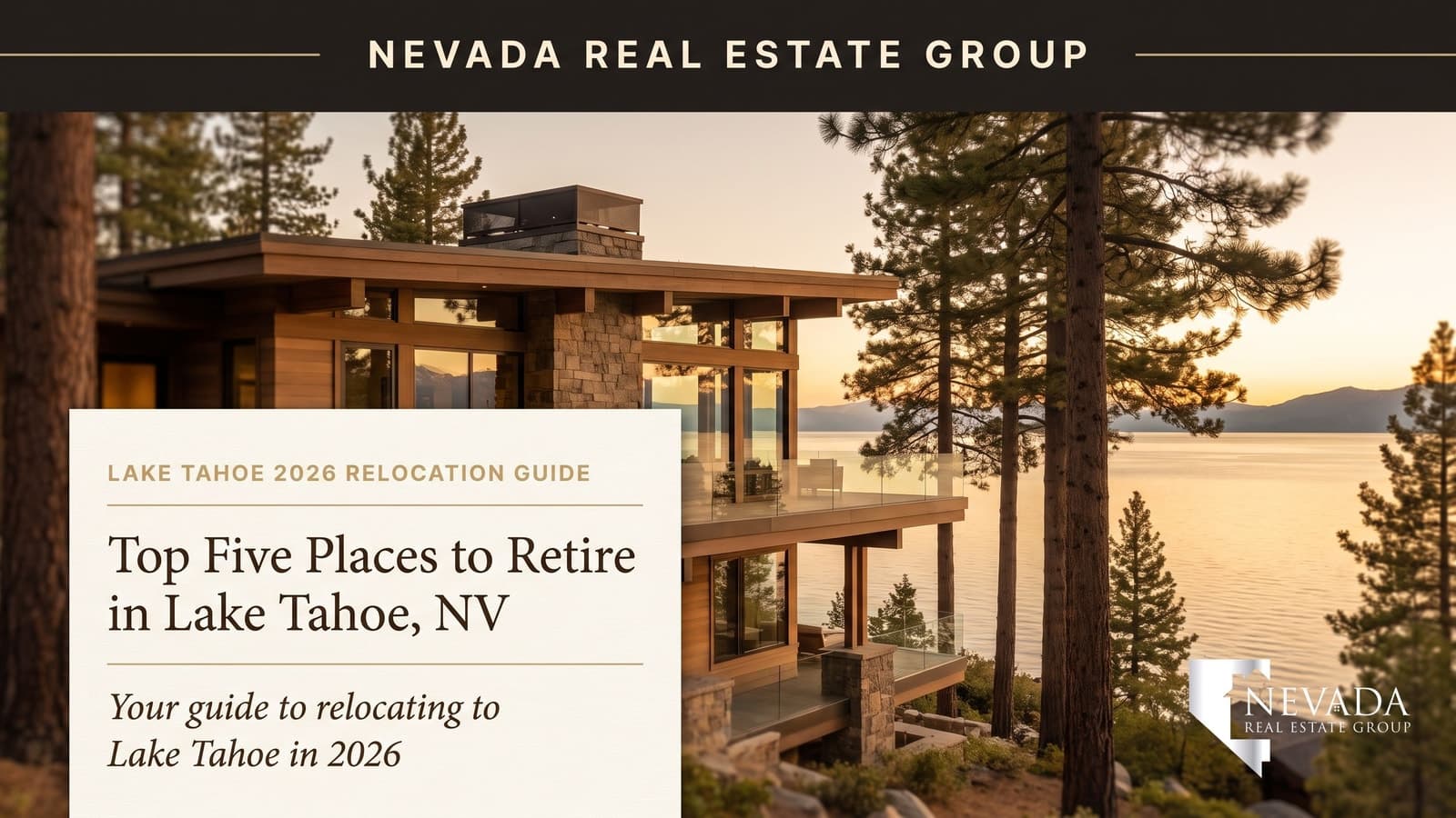 Lake Tahoe Nevada shoreline with Sierra Nevada mountains — top places to retire in Lake Tahoe NV 2026