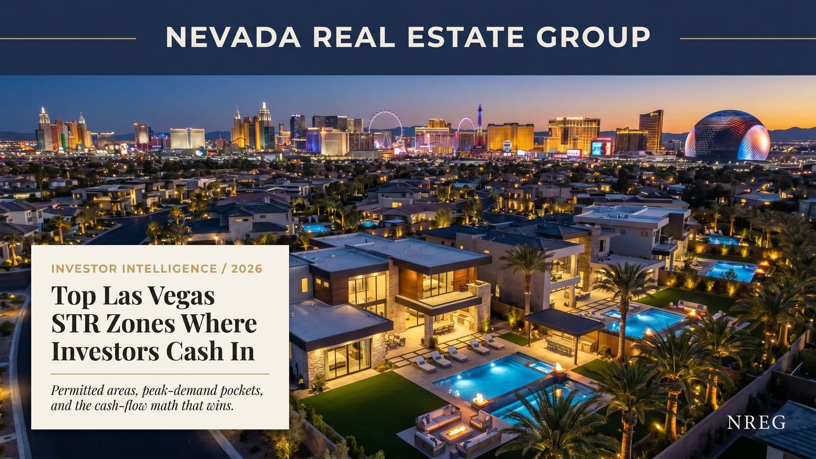 Top Las Vegas STR zones for investors and rental property analysis 2026