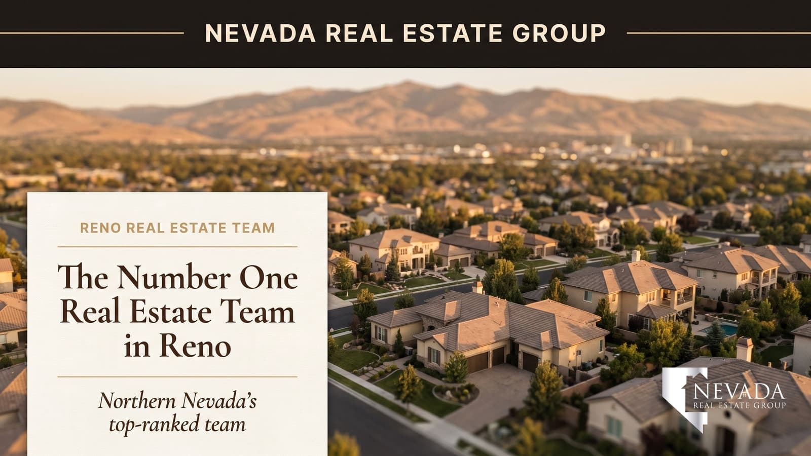 Downtown Reno Nevada arch over the Truckee River at dusk — the #1 real estate team serving Northern Nevada