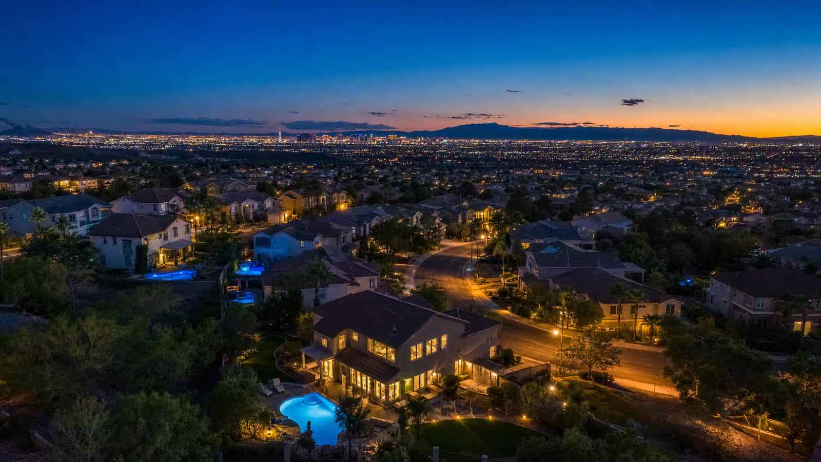 Green Valley Ranch, Henderson — established master-planned streets near The District and Paseo Verde Park