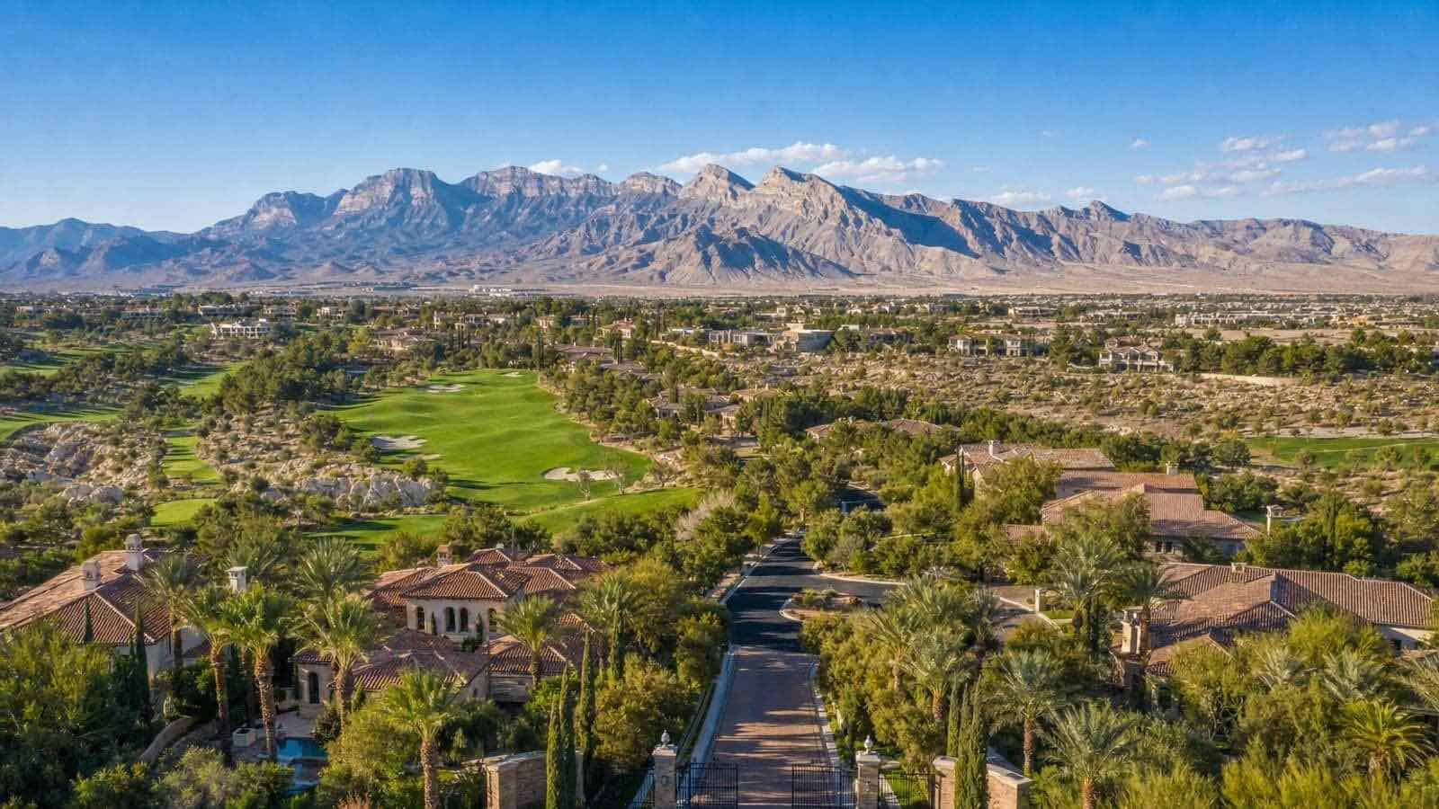 Queensridge, Las Vegas — guard-gated custom estates and the One Queensridge Place towers in the Peccole Ranch master plan
