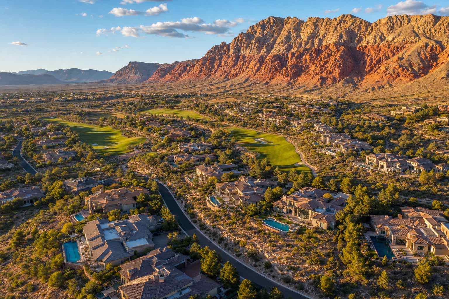Summerlin, Las Vegas — master-planned villages beneath Red Rock Canyon at the west edge of the valley