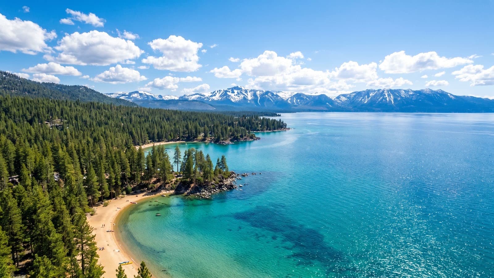 Glenbrook historic gated lakefront estates on the Nevada east shore of Lake Tahoe