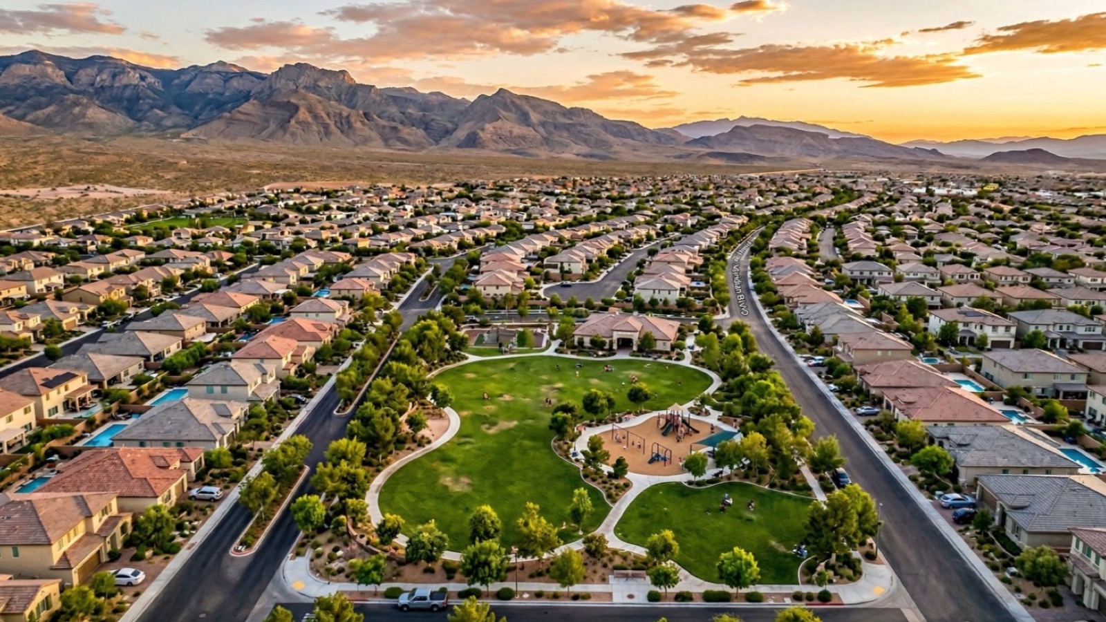 Las Vegas residential neighborhood with single-family homes — primary residence 3 percent property tax cap