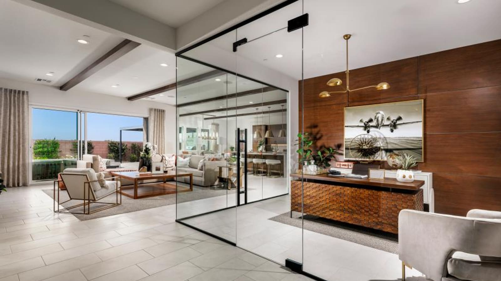 Representative builder image of the Galante entryway corridor at Elkhorn Grove