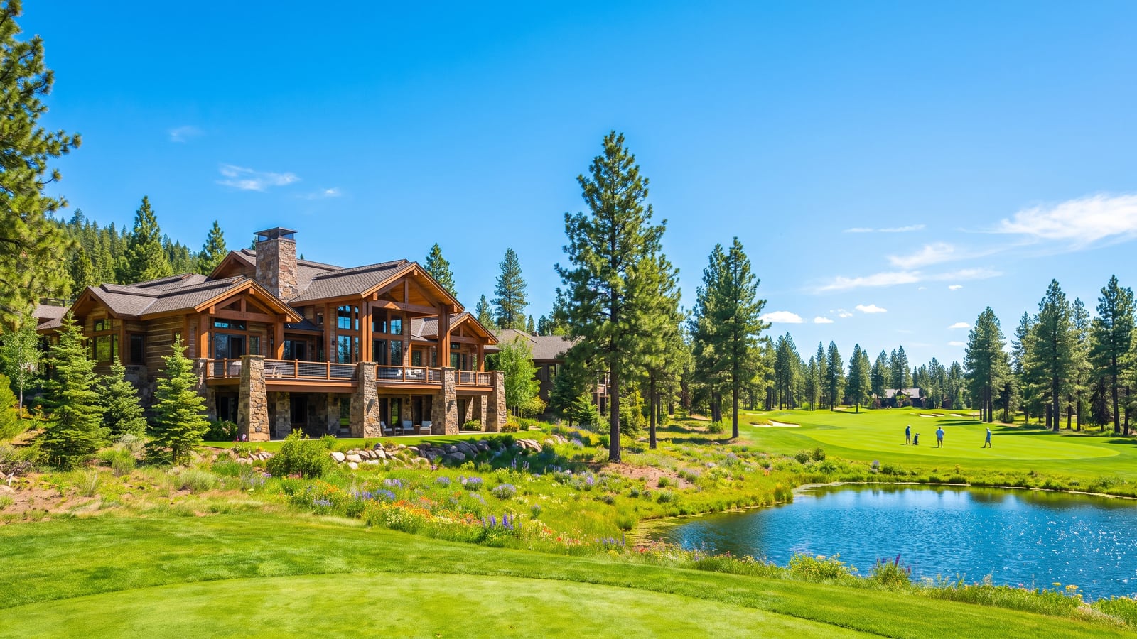 Large-lot ranch estate with mountain views in the Gardnerville area of Carson Valley Nevada
