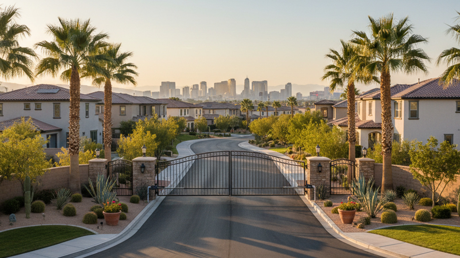 Las Vegas Valley master-planned community pool and recreation center maintained by HOA dues