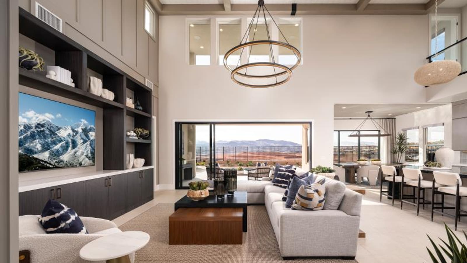 Representative builder image displaying great room and window options