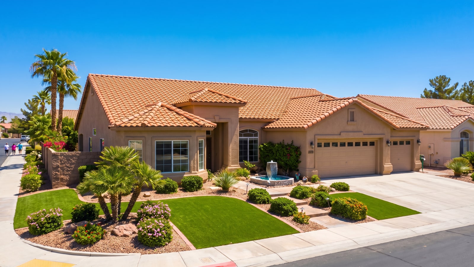 Well-maintained Las Vegas home exterior representing insurability at listing time in 2026