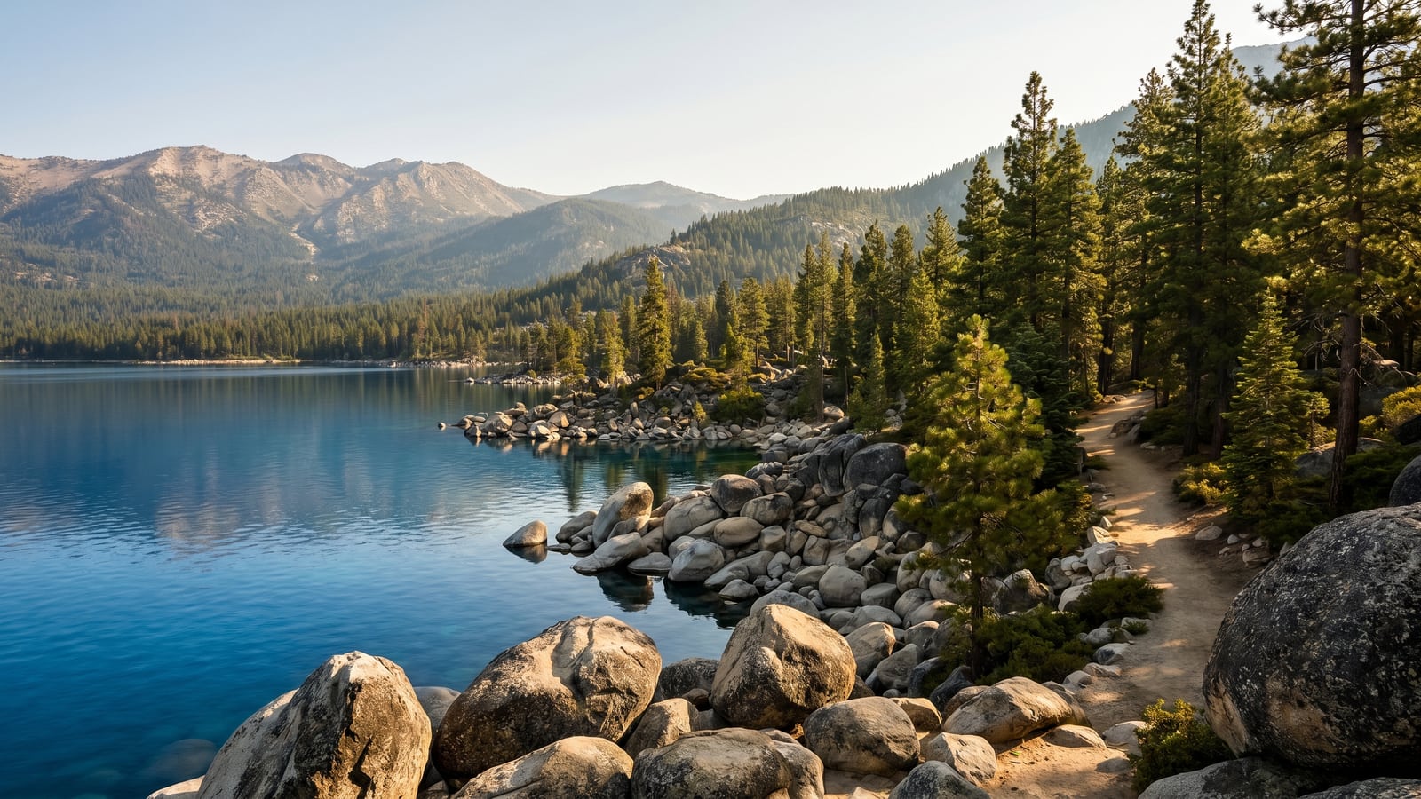 Lake Tahoe alpine water near Reno Nevada — Tahoe-area golf-course real estate 2026