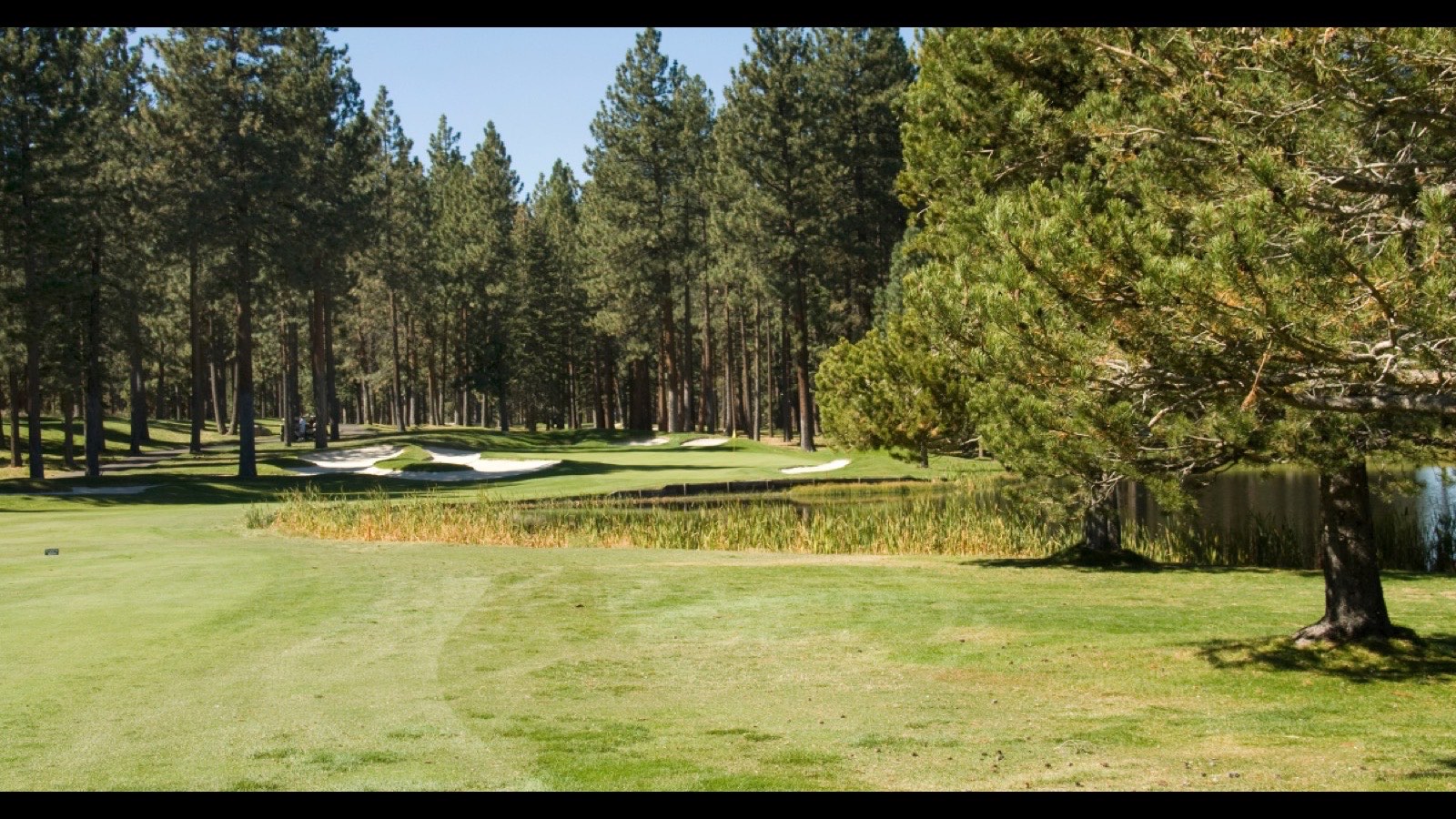 The Nevada-California state line at Stateline near South Lake Tahoe, where the tax jurisdiction changes for Lake Tahoe home buyers in 2026