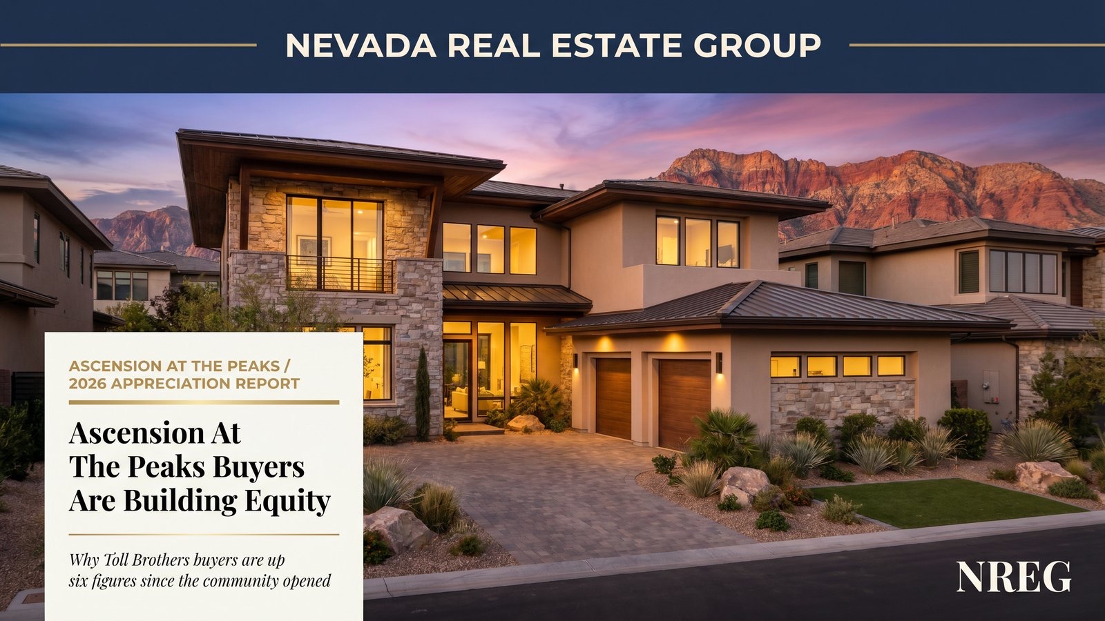Las Vegas residential street with families illustrating owner-occupant demand and job-driven fundamentals in 2026